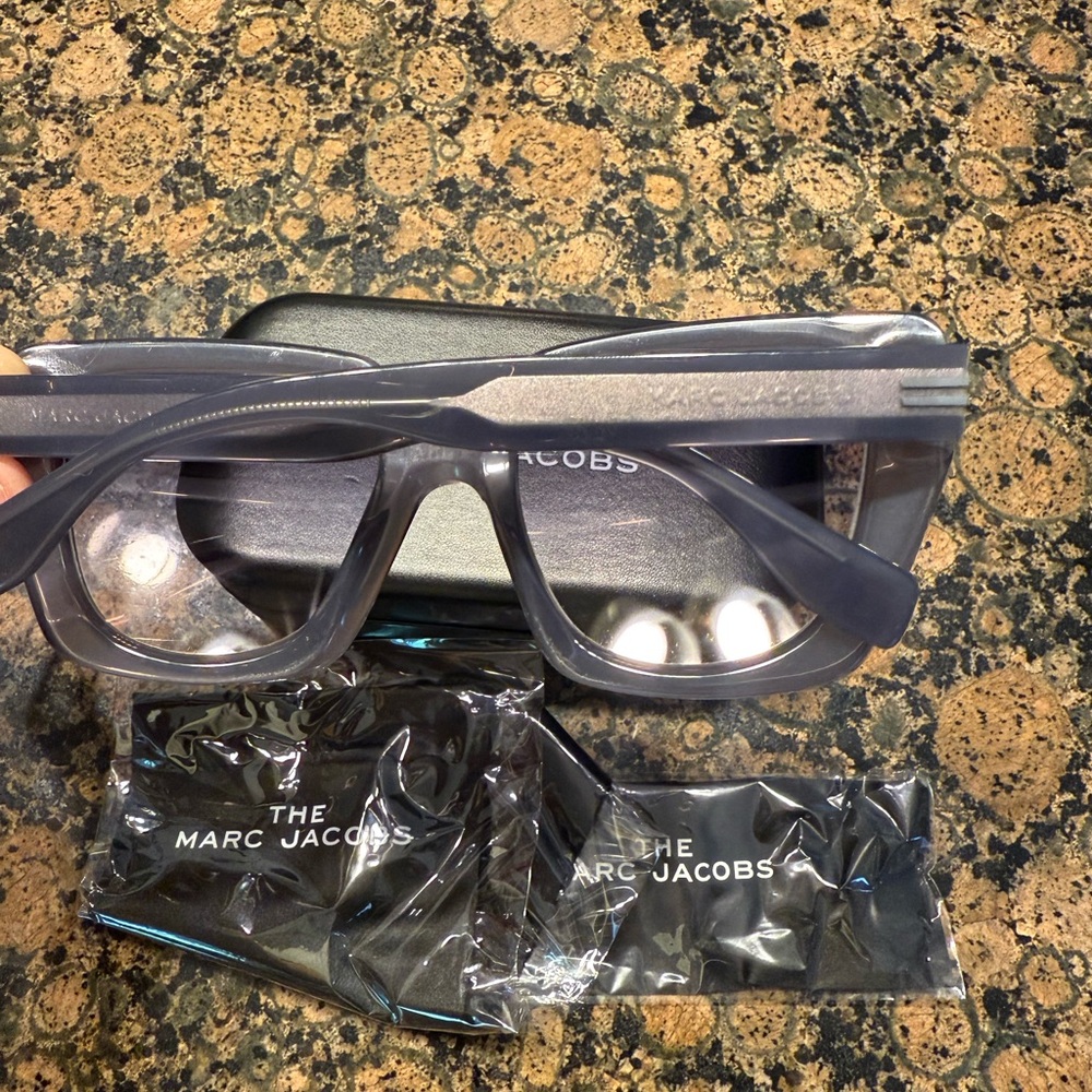 Marc Jacobs Translucent Gray/Purple Sunglasses - image 2